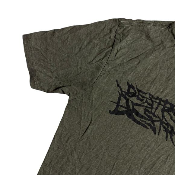Destroyer Destroyer Band Shirt Green Medium Wax Vessel Metalcore Grindcore Math - Picture 3 of 4